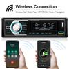 Car MP3 Player 1 DIN Car Radio 7 Colorful Lights Stereos for Car Universal FM Music Radio with Remote Control Bluetooth Hands-free Music Smart Voice
