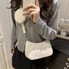 Bag Women's 2025 Summer New Fashion Korean Version Simple Messenger Bag Casual Bag Shoulder Bag Underarm Small Square Bag