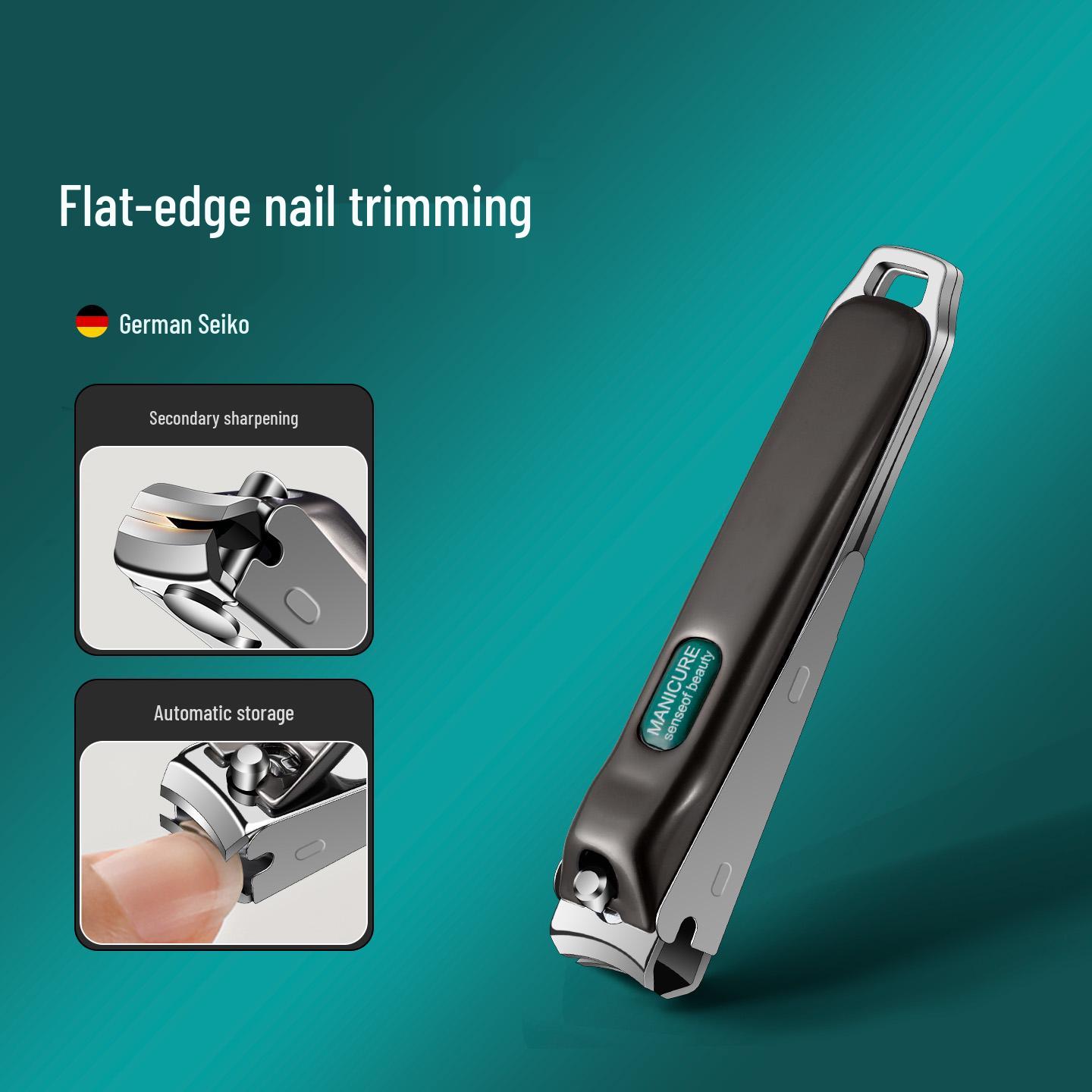 Anti-Splash Paronychia Nail Clipper Set with Pedicure Pliers