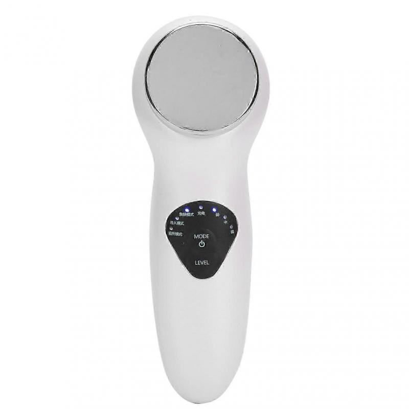 Ultrasonic Face Massager EMS Electric Facial Cleanser Heating Skin Care Face Import Device