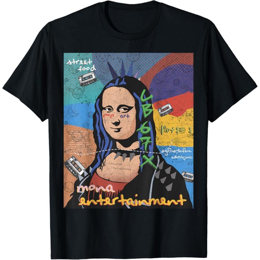 

Pop Art Mona Lisa Entertainment Leonardo Da Vinci Pop T-Shirt XXXXXL чорний