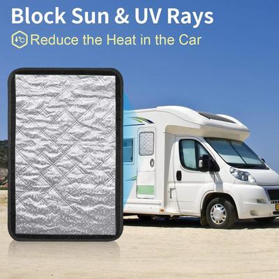 Wohnmobil Türfensterabdeckung Anhänger Seitenfenster Sonnenschutz Faltbar Lichtundurchlässig Wohnmobilzubehör Für Fernreisen Reisende