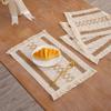 1 Stück Natürliche Baumwolle Leinen Jute Platzset 30x50cm Tischset für Zuhause Essen Hochzeitstafel