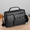 Men's Single Shoulder Bag With Pu Leather Waterproof And Durable Ideal For Daily Use Business Commute