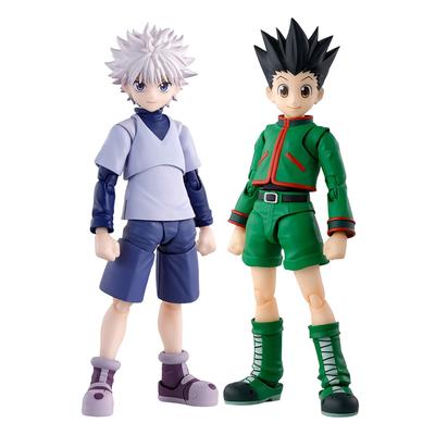 Anime Hunter Figur Gon Freecss Killua Zoldyck Figur Abnehmbares Modell Zoldyck Actionfigur Puppe Autoornament Spielzeug Geburtstagsgeschenk