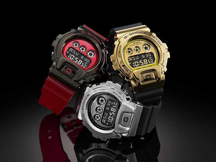 Casio G-SHOCK Men's Stainless Steel 200M Water Resistant Shock Resistant Alarm Quartz Watch GM-6900B-4