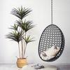 90-120cm Large Artificial Dracaena Plants Tropical Potted Tree Fake Plastic Palm Leaves Cycas Plant For Home Garden Indoor Decor