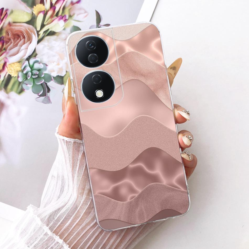 For Honor X7b CLK-LX2 2025 Cute Flower Butterfly Cat Painted Case For HonorX7b X 7B 4G 5G Soft Silicone TPU Phone Cases