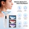 3 Colors LED Neck Beauty Device EMS Facial Lifting Massager Double Chin Remover Heat Therapy Face Skin Rejuvenation Instrument