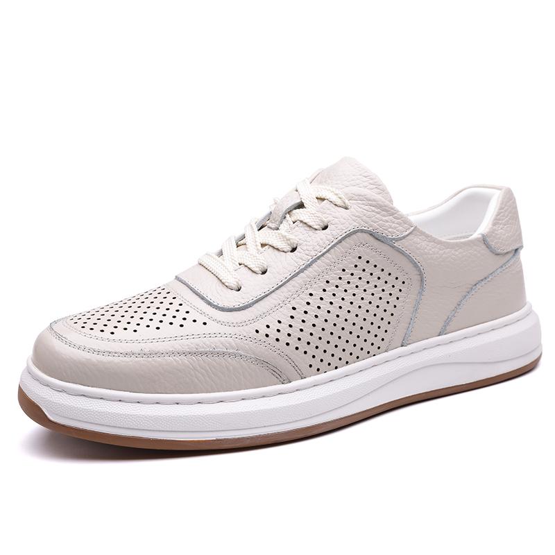 Mode Klassische Marke Herren Oxford Schuhe Dicke Sohle Verschleißfest Sport Freizeit Schuhe Sommer Atmungsaktiv Herren Business Lederschuhe