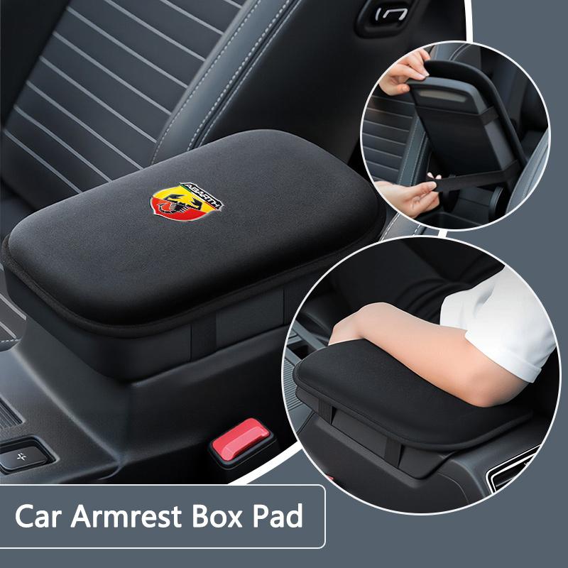 Car Armrest Box Pad Car Armrest Mat High Quality Accessory For Abarth 695 595 500 500c 500s 124 Spider PUNTO Panda Key Case Bag