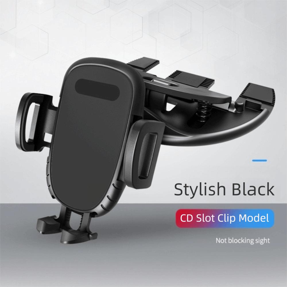 Clip CD Slot Car Phone Holder 360 Degree Rotation Car Mobile Phone Holder Car Navigation