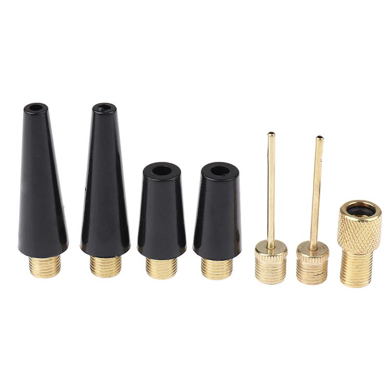 

3/4Pcs Ball Needle сопла Адаптер Kit для мяча Велосипед шины надуть насос части