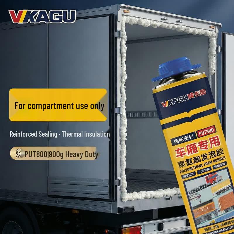 VIKAGU PUT800 Carriage & Container Foam Sealant 900g (1 can)