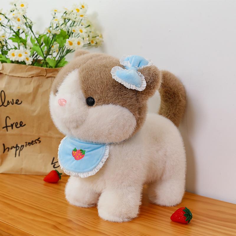 

Cute Soft and Cute Bow Scarf Dog Plush Toy Doll Shiba Inu Rag Doll Children s Doll 22cm (0.28kg)