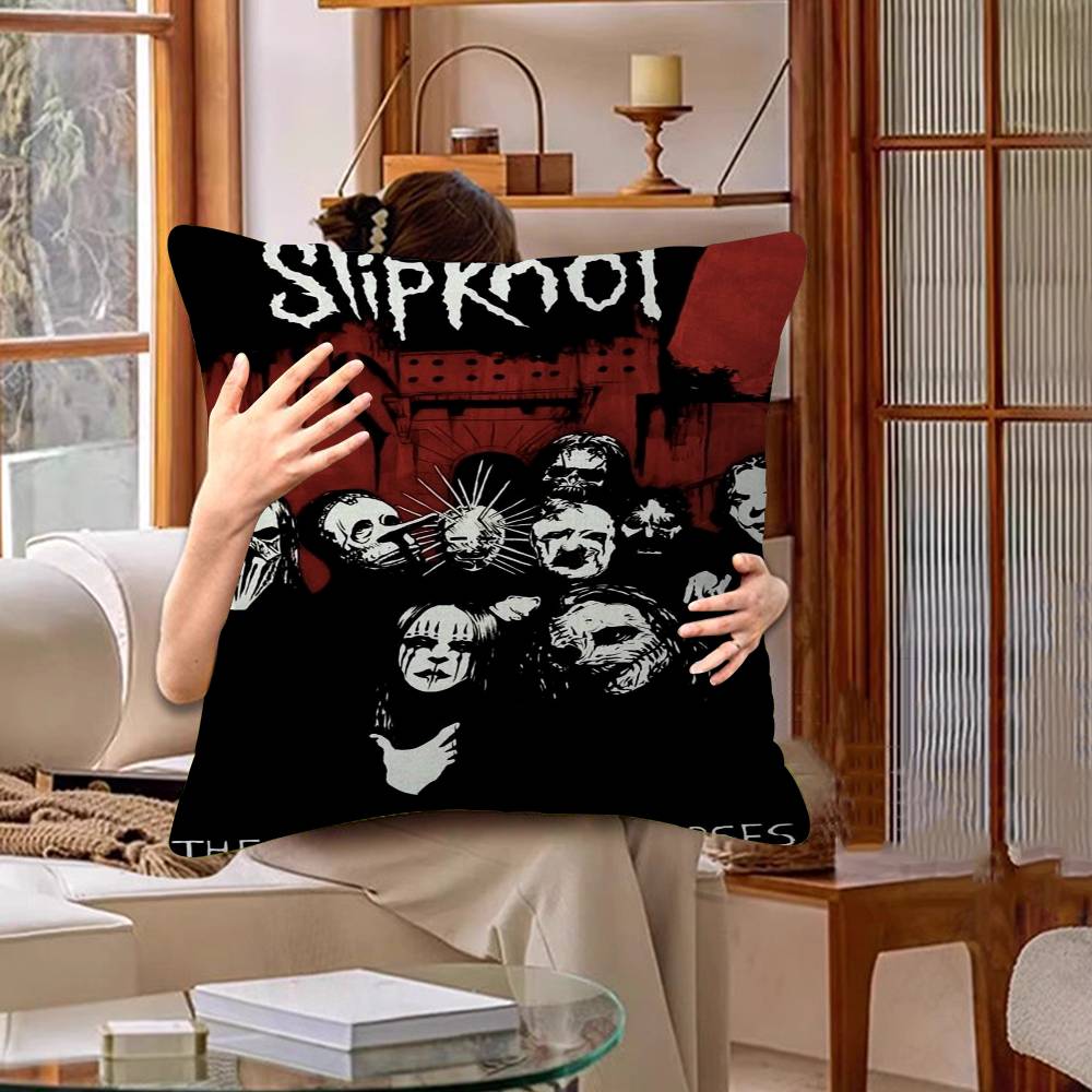 Pop Band SSlipknot Album Pillow Cover Sofa Cushion Cover Home Room Decoration Children Gift