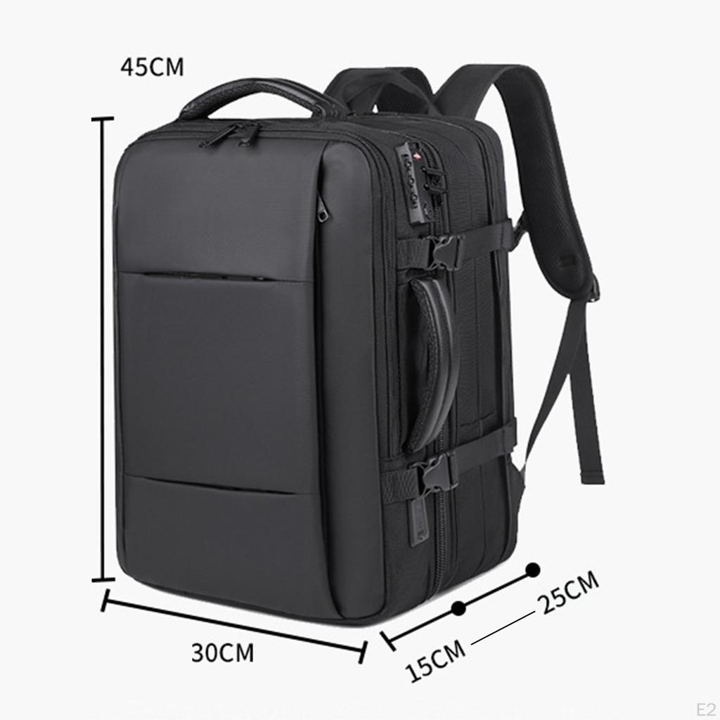 Expandable 20 35L Cabin Bag 17 Inch Laptop Backpack for Weekend Men Women