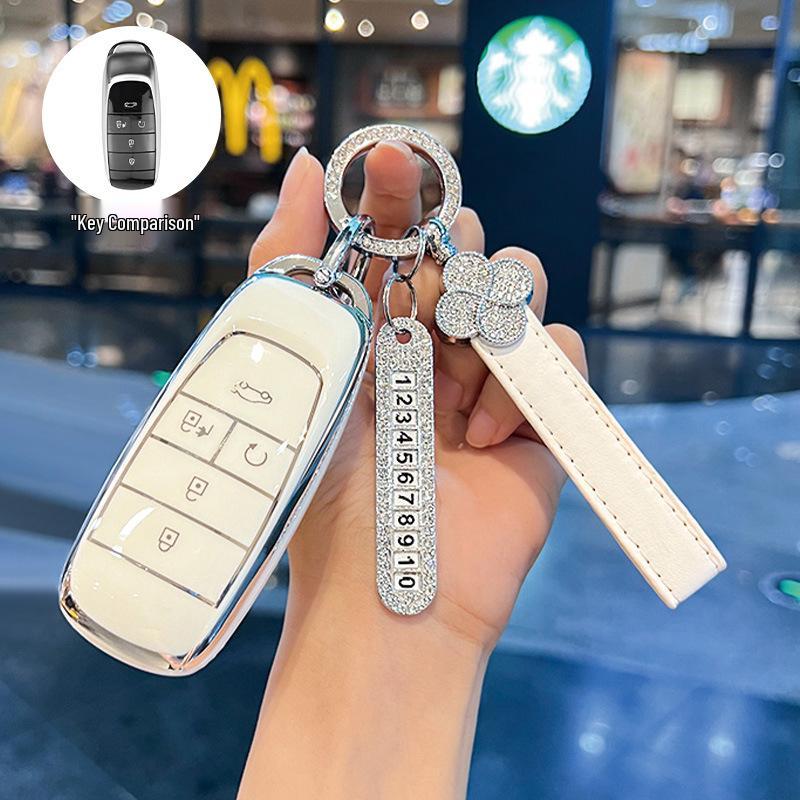 Key Case for GAC AION Y/S/Xuan 580/Mei 630 LX PLUS V Buckle Shell