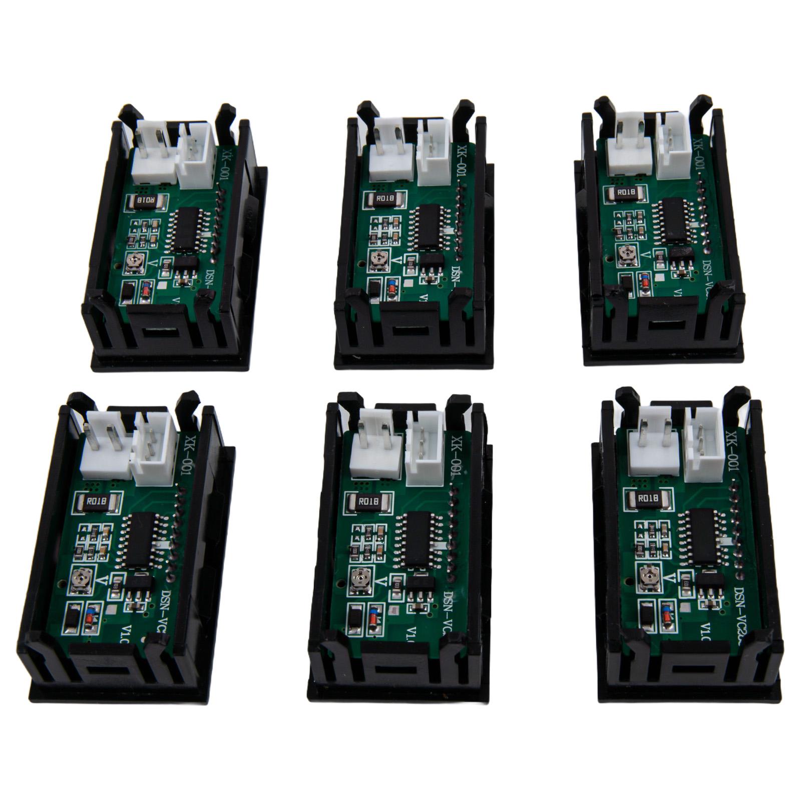 

Six Pack LED Voltmeters Ammeters with Automatic Decimal Point Movement for Precise Readings of DC Voltage/Current China Mainland