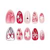 Sweet Stylish Bow Nail Art - Star Blush Wearable False Nails