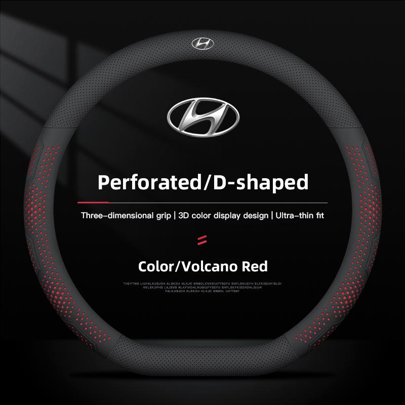 Car Steering Wheel Cover Ultra-thin Breathable Car Accessories For Hyundai I20 Creta Matrix Bayon Accent Kona Elantra Getz Ioniq RR8