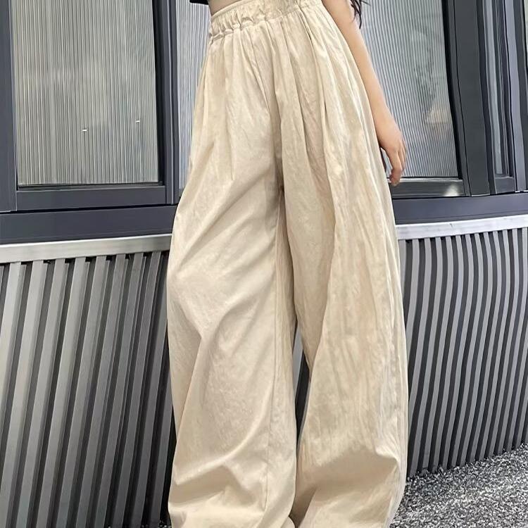 Girls' Summer Thin Pants Baby Summer Clothes Ice Silk Wide Leg Mosquito Proof Pants Yamamoto Pants