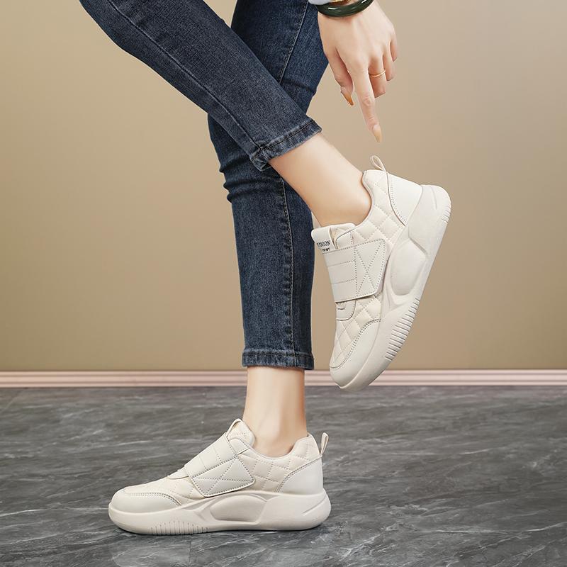 Women Jogging Shoes Street Style Student Black Running Sneakers Casual Shoes Black Shoes Over Size