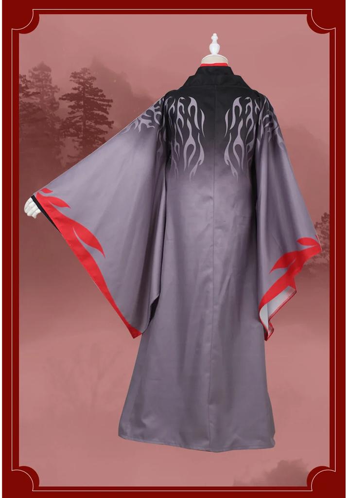 Nuovo Cool Cosplay Wei Wuxian Cosplay Mo Xuanyu Costume Anime Grandmaster of Demonic Cultivation Cosplay Mo Dao Zu Shi Costume Uomo