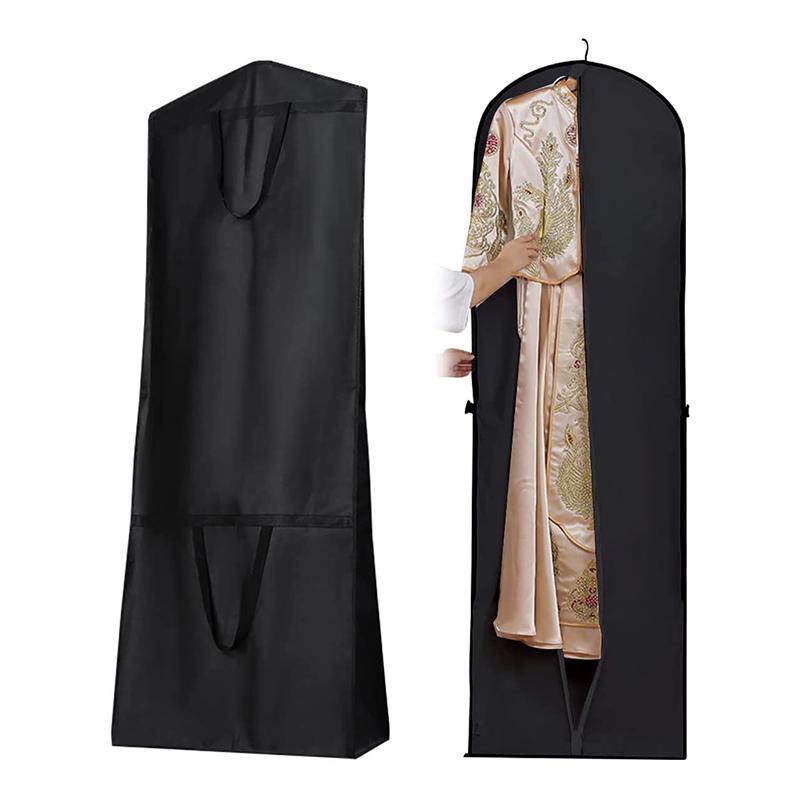 Wedding Dress Cover Dress Bag 180 Cm Suit Cover Breathable Folding Carry Storage Clothes Dustproof Moisture Proof