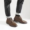 Retro Übergröße Desert Boots Herren Stiefeletten Marke Bequeme Lederstiefel für Herren
