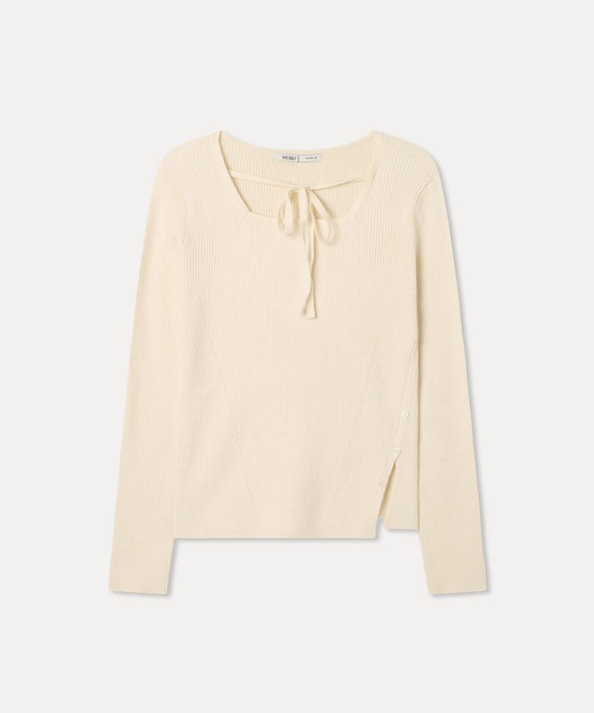 MIXXO Ribbon Slim Pullover_Miwkag312T