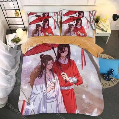 Heaven official’s blessing Bettwäsche-Set,Heaven official’s blessing Bettbezug Bequem Bett Einzelbett Doppelbett Full Size Anime