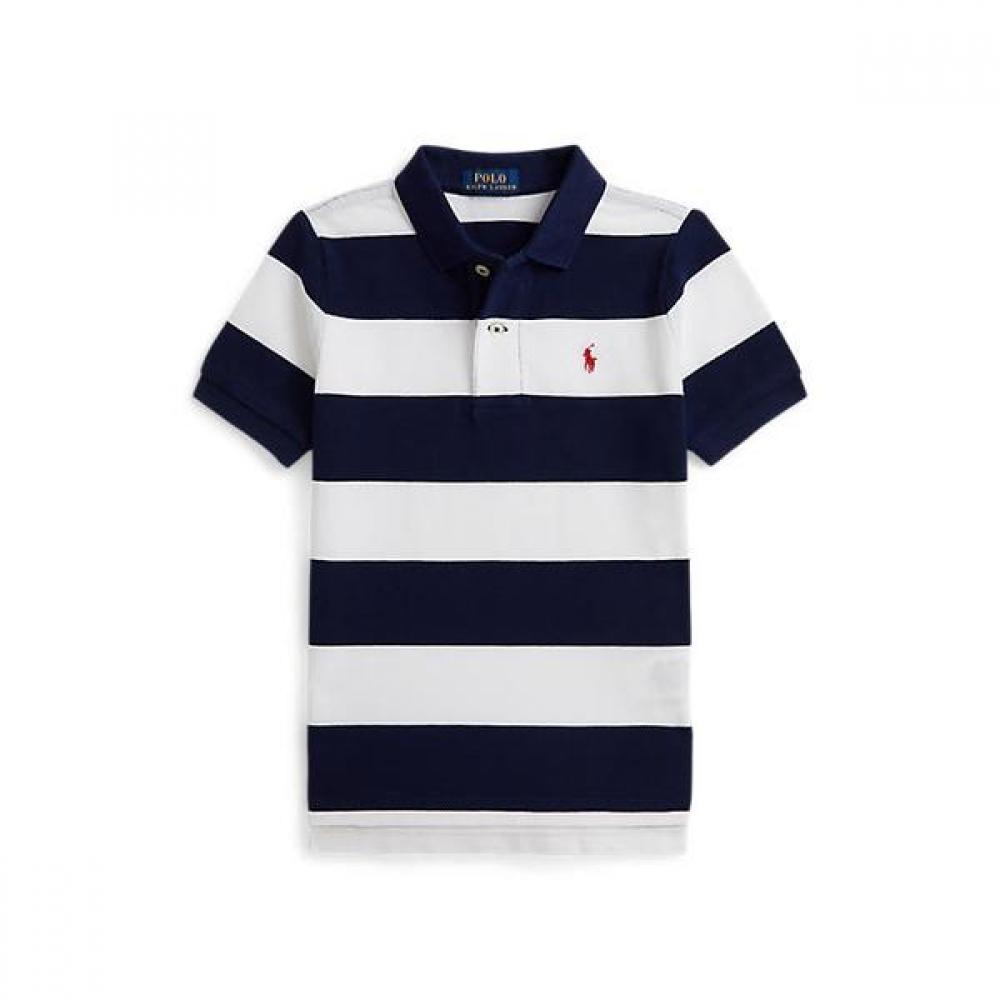 Polo Ralph Lauren Boys 2 7 Years Stripe Cotton Mesh Polo Shirt 2