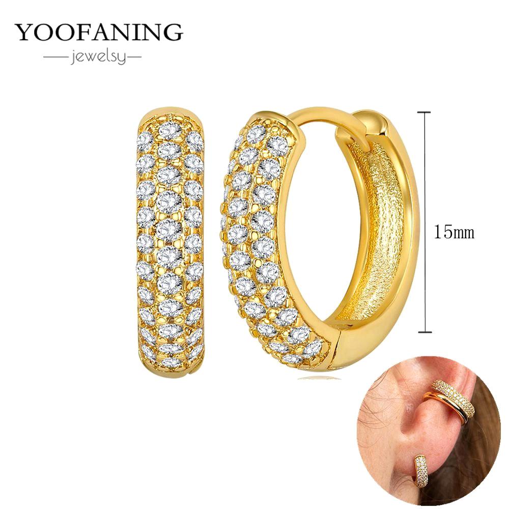 925 Silver Ear Needle Fashion Light Luxury Gold hoop earrings Classic Retro Collection earrings for women Jewelry Gift