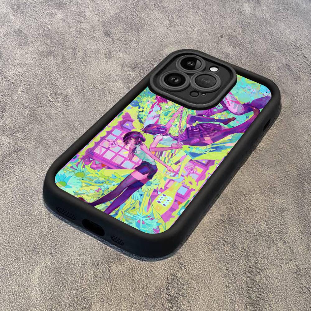 Anime C-Chainsaw Man Silicone Soft Phone Case For IPhone 17 16 14 13 12 11 15 Pro Max Plus Air Cover