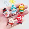 10 Stück Neue Mini Kawaii Weihnachts-Serie Harz Flache Rückseite Cabochons Scrapbook DIY Party Haarspangen Zubehör Dekorieren Basteln A76