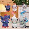 6 Styles Zorua Hisuian Zorua Shiny Plush Toy Keychain Stuffed Toys High Quality Birthday Gifts