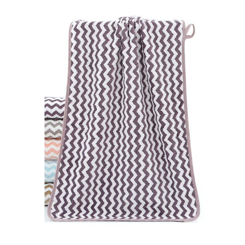 35x75cm Coral Velvet Polyester Brokátový ručník Měkký savý Pohodlný dárek Bytový textil Koupelnové potřeby