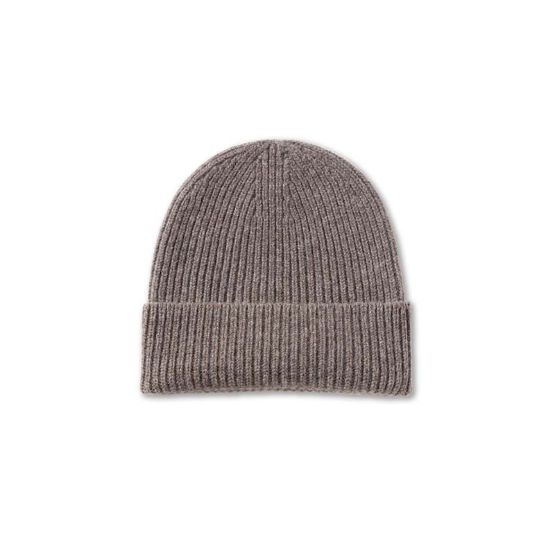 Solid 100%Wool Knitted Winter Hat Fashion Warm Hats For Women and Men