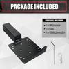 VIAGL Universal Trailer Hitch Mounting Plate with Winch Mounting Plate for Winch Brackets 2-Inch Receiver, ATV/UTV