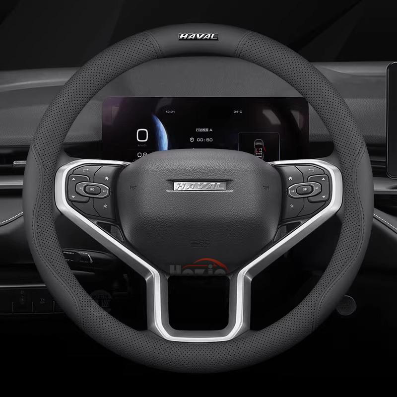 Leder Auto Lenkradabdeckung für Haval H9 F7 Jolion H6 V7 2018 2024 2025 2026 Innenzubehör