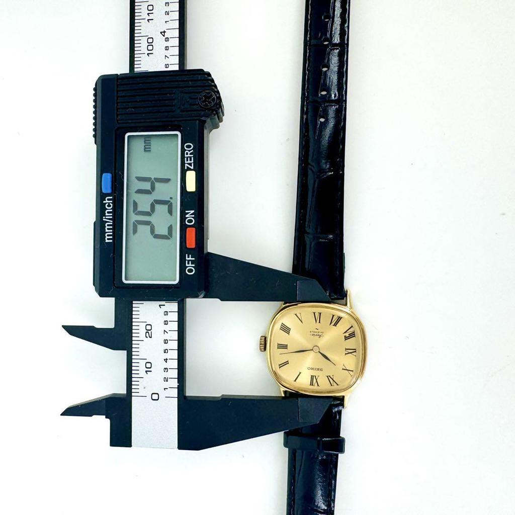 [USED] Rare Working SEIKO Socie 24 Jewel Hand-wound Gold Watch