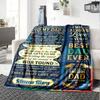 Ocean Love Letter Personalized Name Blankets Soft And Comfortable Against The Skin Naps And The Office A Wonderful Gift For Friends Family And Loved