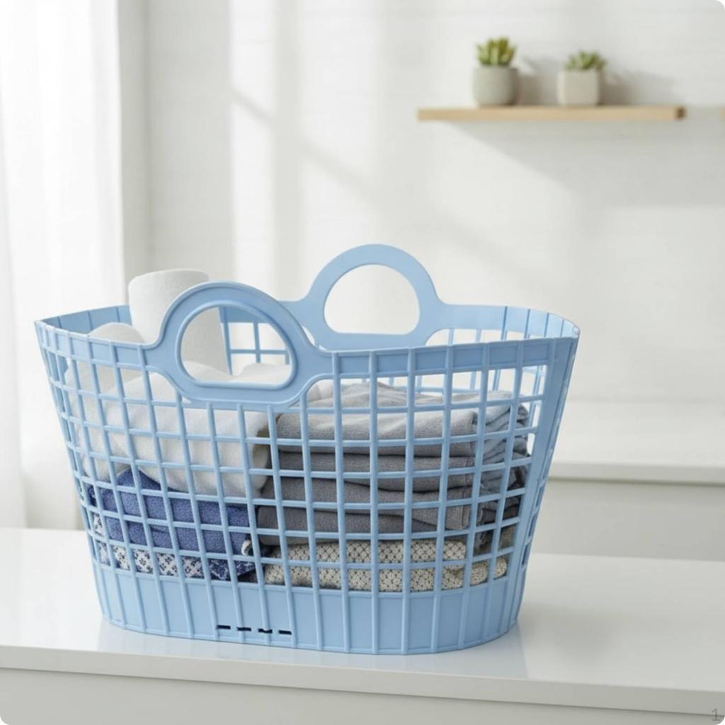 Foldable Laundry Basket Clothes Hamper Ventilated with Handles for