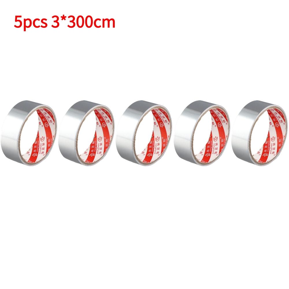 Aluminum Foil Duct Tape Professional Grade Silver Adhesive Sealing Tape for HVAC Refrigerator Heat Insulation Leak Proof Tape