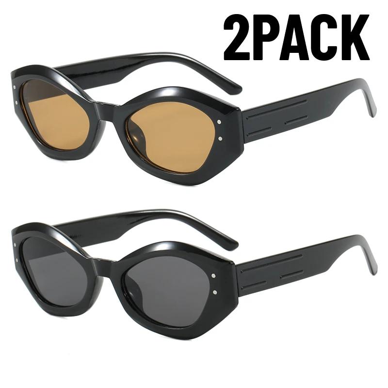 1PACK Luxury Cat Eye Women Sunglasses Small Frame Oval Glasses Female Trendy Eyewear Fashion Brand Shades Oculos De Sol