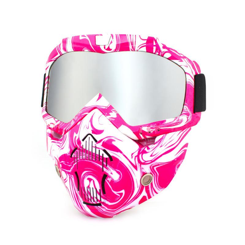 Retro face masks, goggles, off-road motorcycles, racing goggles, outdoor cycling glasses, skiing
