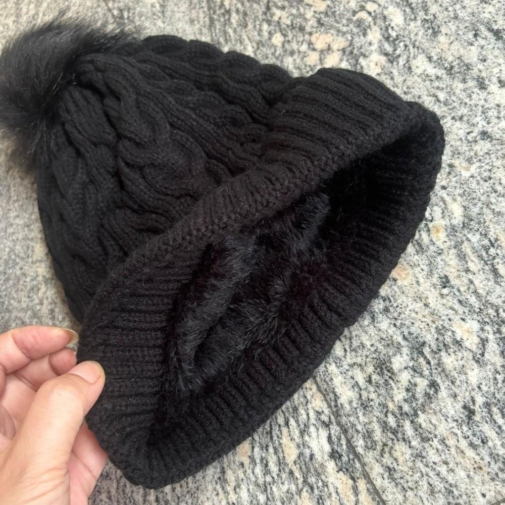 Warm Winter Twist Knitting Hat Korean Style Winter Bonnet Fashion Ski Snow Beanies  Hiking