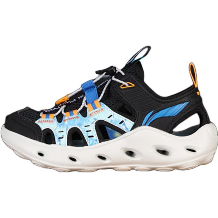 

Li Ning Детская спортивная серия Lifestyle Ткань Модные Удобные Универсальные Нескользящие Износостойкие Дышащие Сандалии с низким верхом для детей YKUU030-3 36