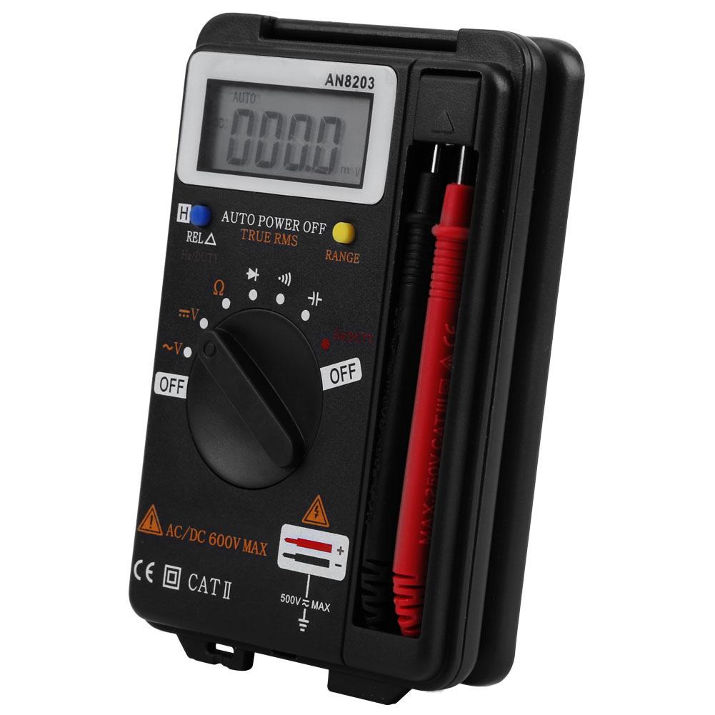 

ANENG AN8203 Цифровий Мультиметр ACDC Вольтметр Омметр РК-дисплей 4000 Відліків